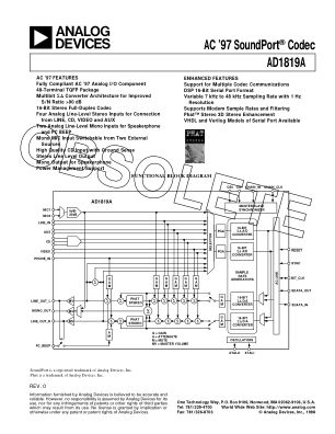 1809887AD1819A datasheet cover page