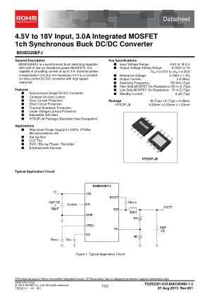 BD9D320EFJ datasheet cover page