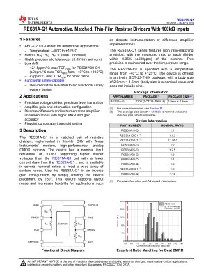 RES31A-Q1 datasheet cover page