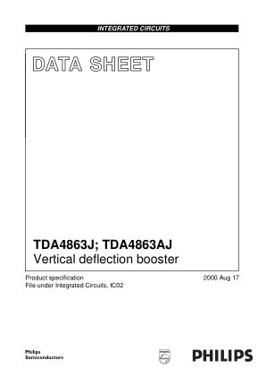TDA4863J datasheet cover page