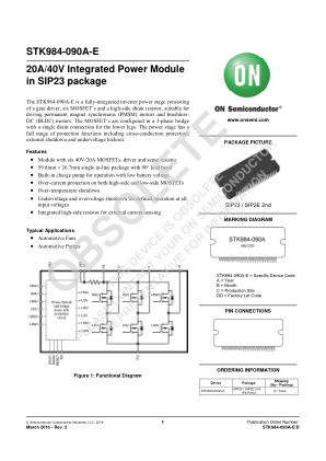 STK984-090A-E datasheet cover page