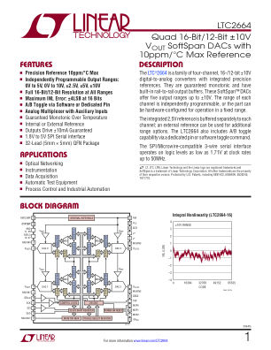 2664FA datasheet cover page