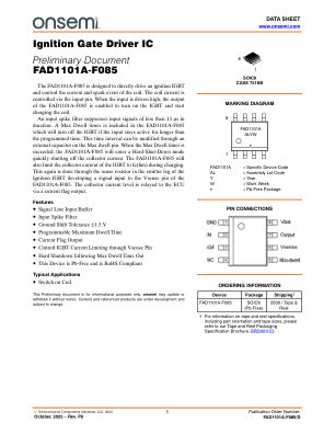 FAD1101A-F085 datasheet cover page