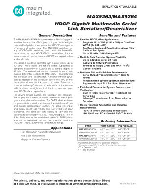 MAX9263-MAX9264 datasheet cover page