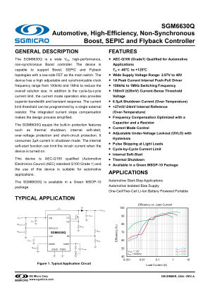 SGM6630Q datasheet cover page