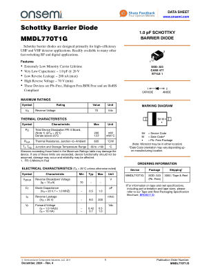 MMDL770T1 数据手册首页