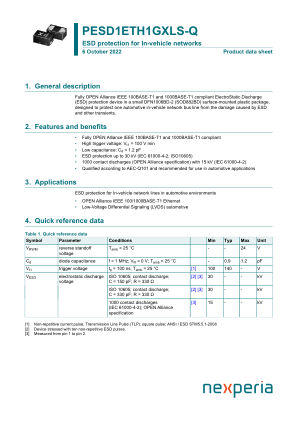 PESD1ETH1GXLS-QYL datasheet cover page