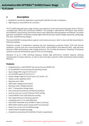 TLF12500 datasheet cover page