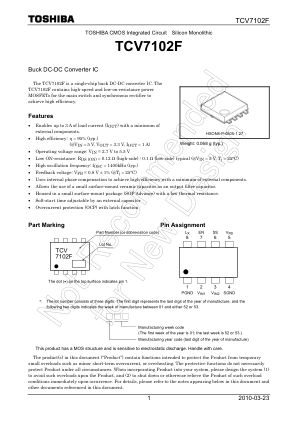 TCV7102F 数据手册首页