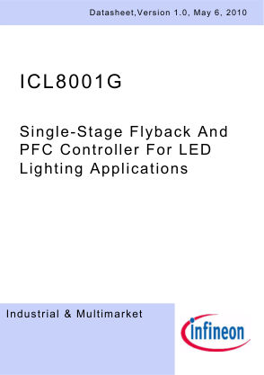 ICL8001G 数据手册首页