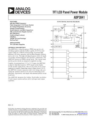 ADP3041 数据手册首页