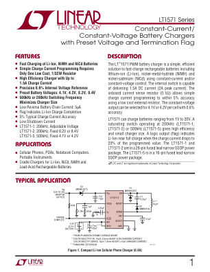 1571F datasheet cover page