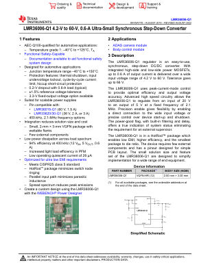 LMR36006-Q1 datasheet cover page
