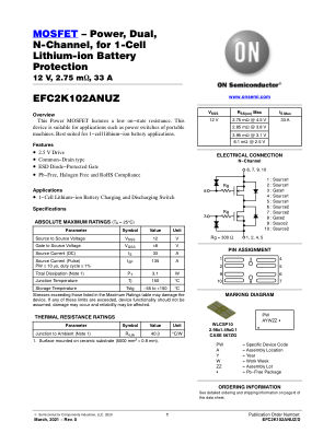 EFC2K102ANUZ datasheet cover page