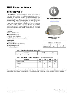 SPSPRDA2-P 数据手册首页
