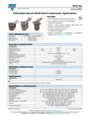 PP27EA 数据手册首页