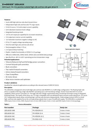 2EDL8033G4B datasheet cover page