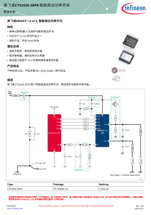 CTS1030-2EPA 数据手册首页