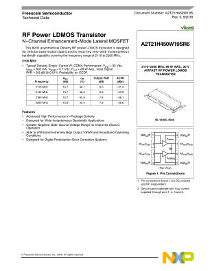 A2T21H450W19S 数据手册首页