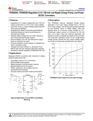 TPS60205 datasheet cover page