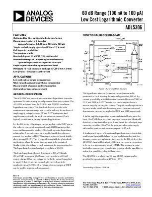 ADL5306 数据手册首页