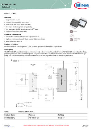 BTH6035-1EPL datasheet cover page