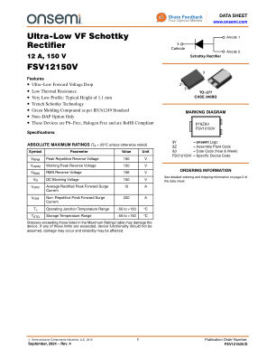 FSV12150V 数据手册首页