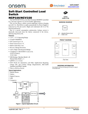 NCP330 datasheet cover page
