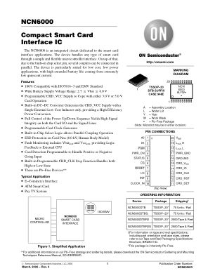 NCN6000 数据手册首页