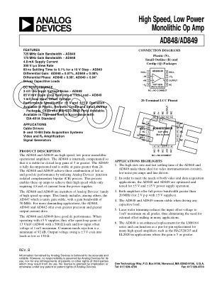 269689921AD849 datasheet cover page