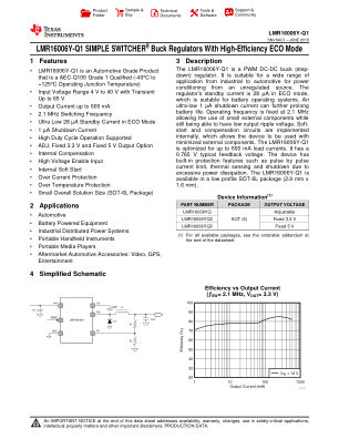 LMR16006Y-Q1 datasheet cover page