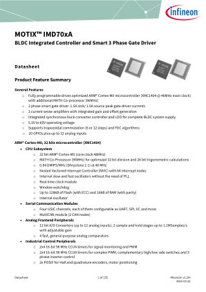 IMD70XA-DS-EN datasheet cover page