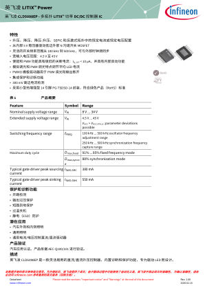 CLD5098EP 数据手册首页