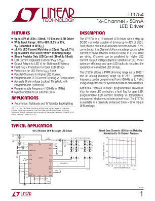 3754FC datasheet cover page