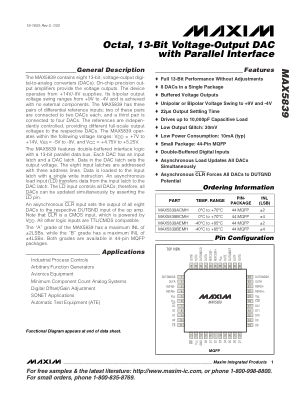 MAX5839-MAX5839B datasheet cover page