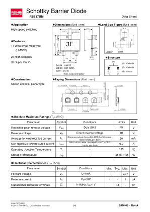 RB717UM 数据手册首页
