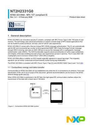 NT2H2331G0 datasheet cover page
