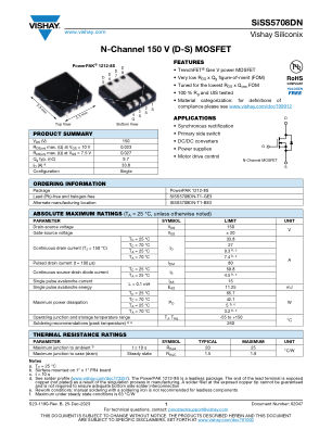 SISS5708DN 数据手册首页