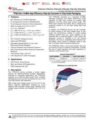 TPS612592 datasheet cover page