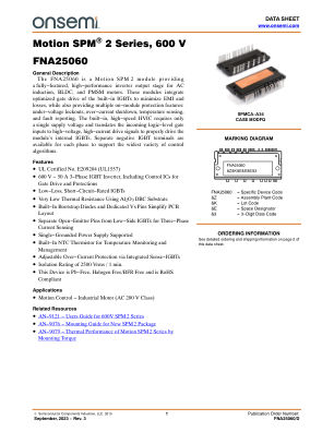 FNA25060 数据手册首页