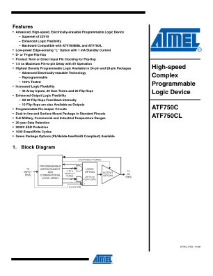 ATF750C-7SX 数据手册首页