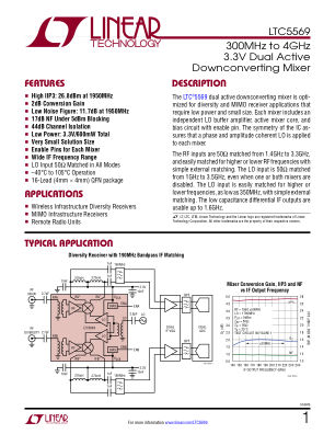 5569FB datasheet cover page