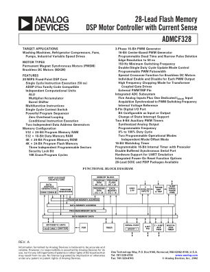 ADMCF328 datasheet cover page