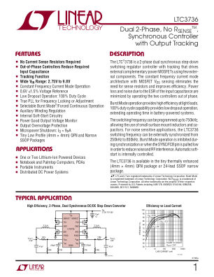 3736FA datasheet cover page