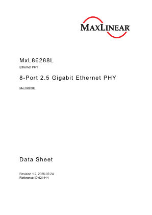MXL86288L datasheet cover page
