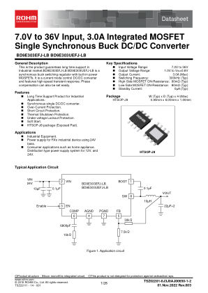 BD9E303EFJ-LB datasheet cover page
