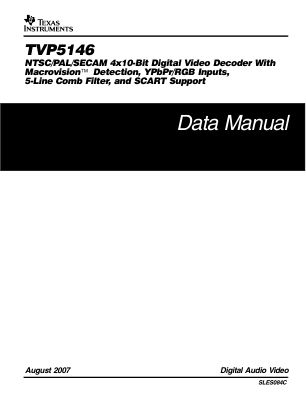 TVP5146 数据手册首页