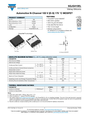 SQJQ410EL 数据手册首页