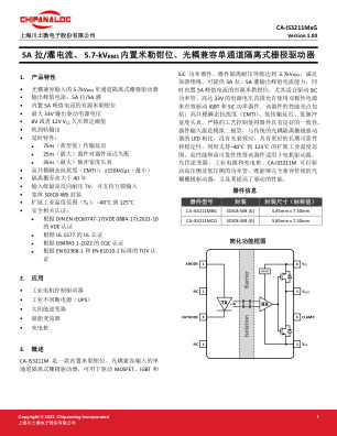 CA-IS3211MXG datasheet cover page