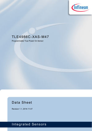 TLE4986C-XAS-M47 datasheet cover page